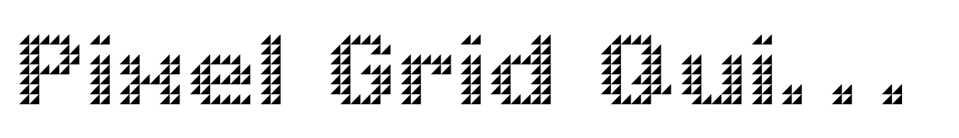 Pixel Grid Quick Thin M